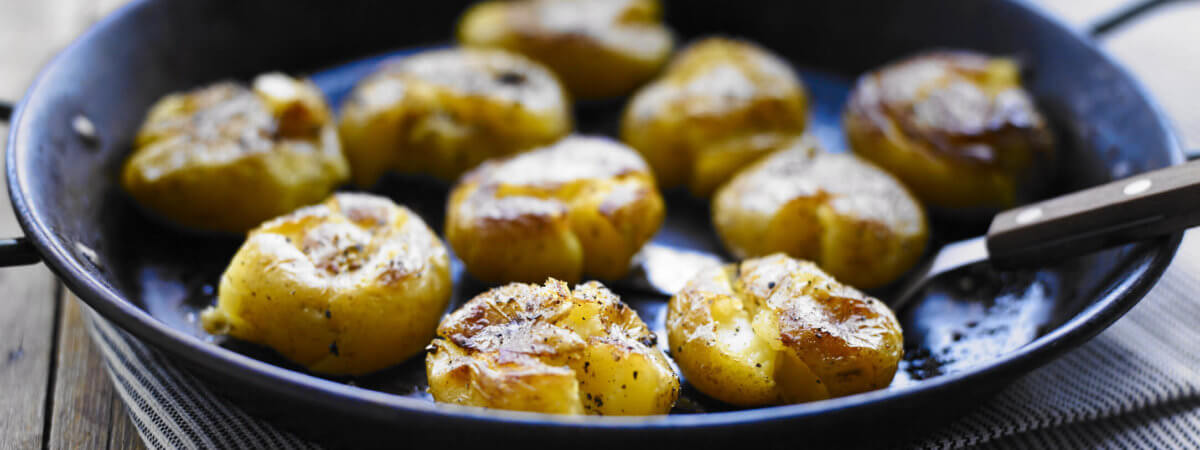 Pommes de terre écrasées simplement exceptionnelles