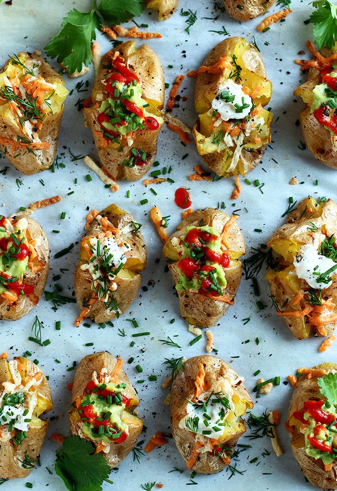 Two-Bite Baked Potatoes