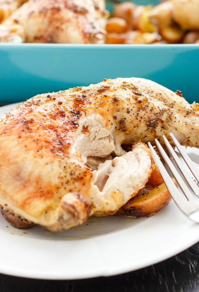 One-pan Lemon Chicken with Roasted Potatoes