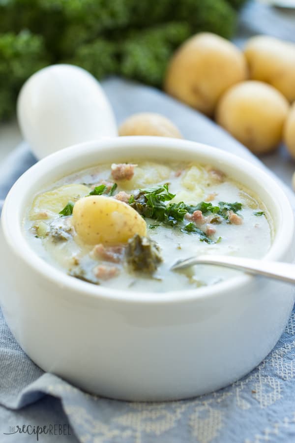 Zuppa toscana à la mijoteuse