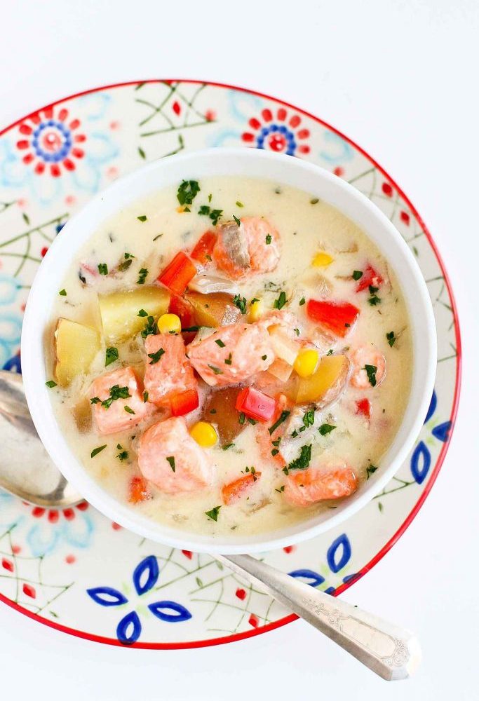 Light Salmon & Potato Chowder