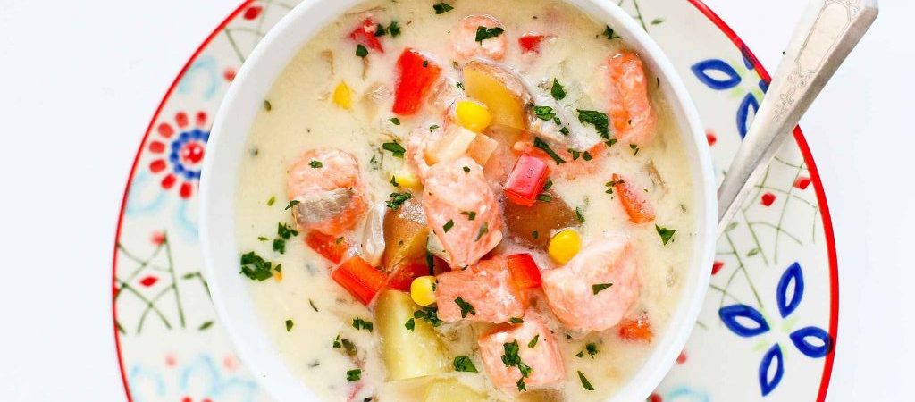 Light Salmon & Potato Chowder