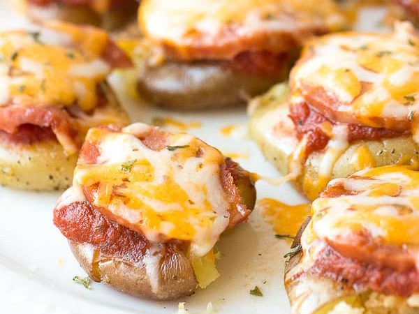 Pizza Smashed Potatoes