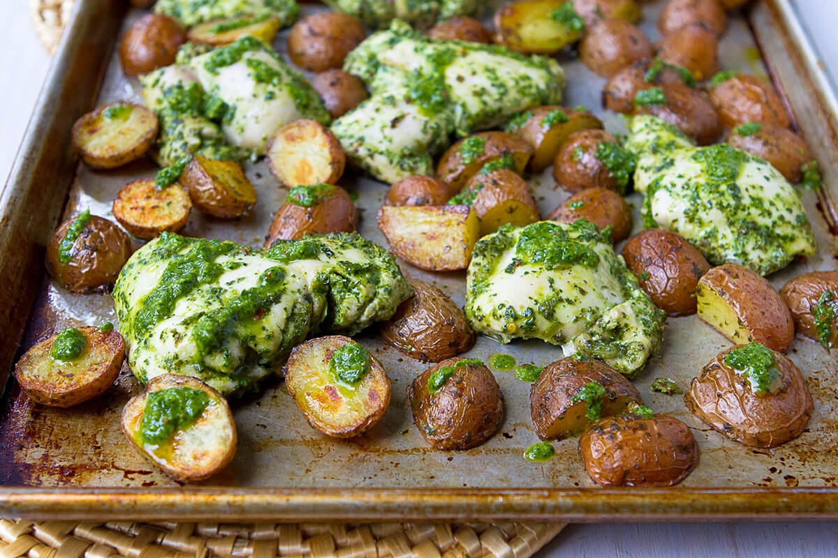 Chimichurri Roasted Potato & Chicken