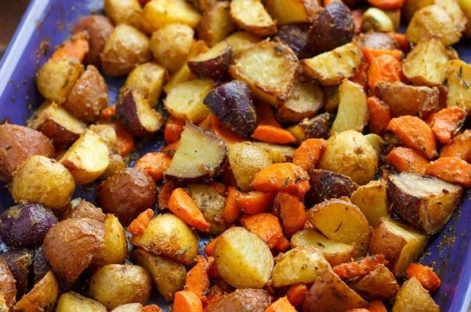 Roasted Dijon Potatoes