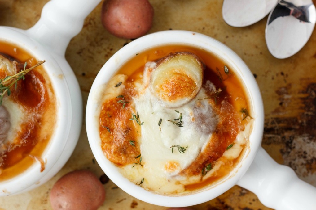 French Onion and Potato Soup