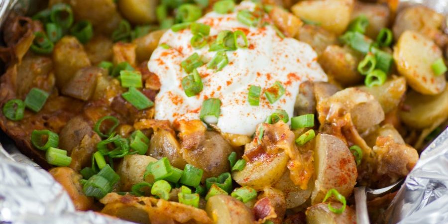 Slow Cooker Bacon Cheese Ranch Potatoes