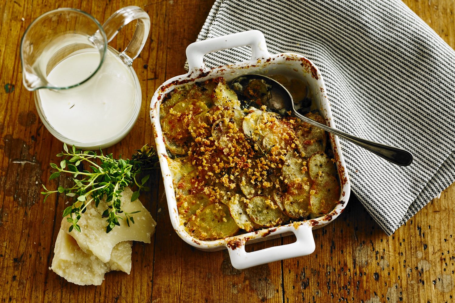 Taleggio Potato Gratin