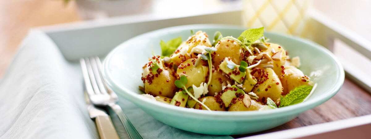 Salade-repas de pommes de terre