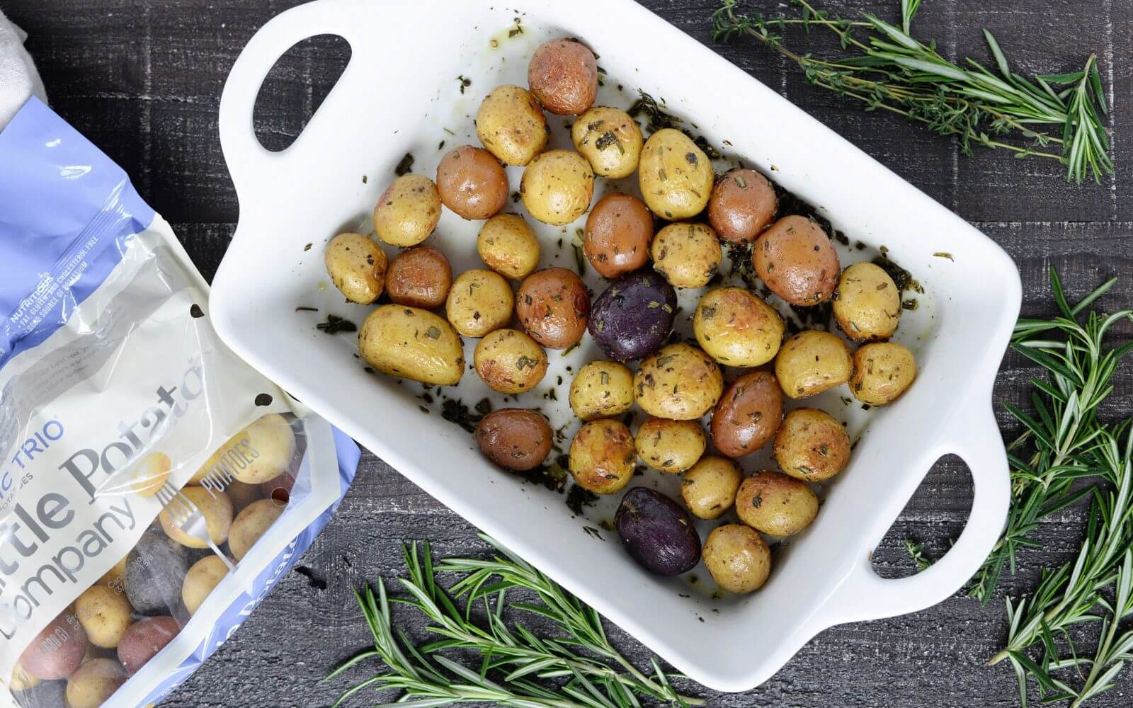 Parfaites pommes de terre rôties aux fines herbes