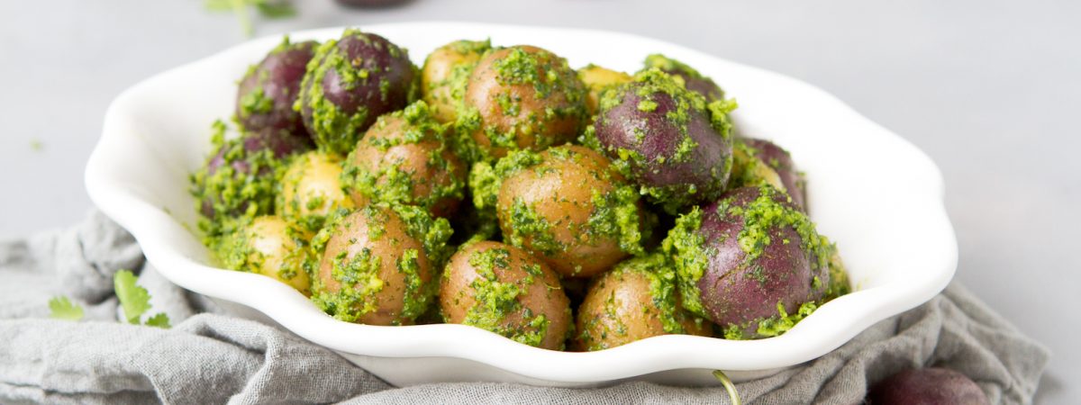 Boiled Cilantro Lime Potatoes