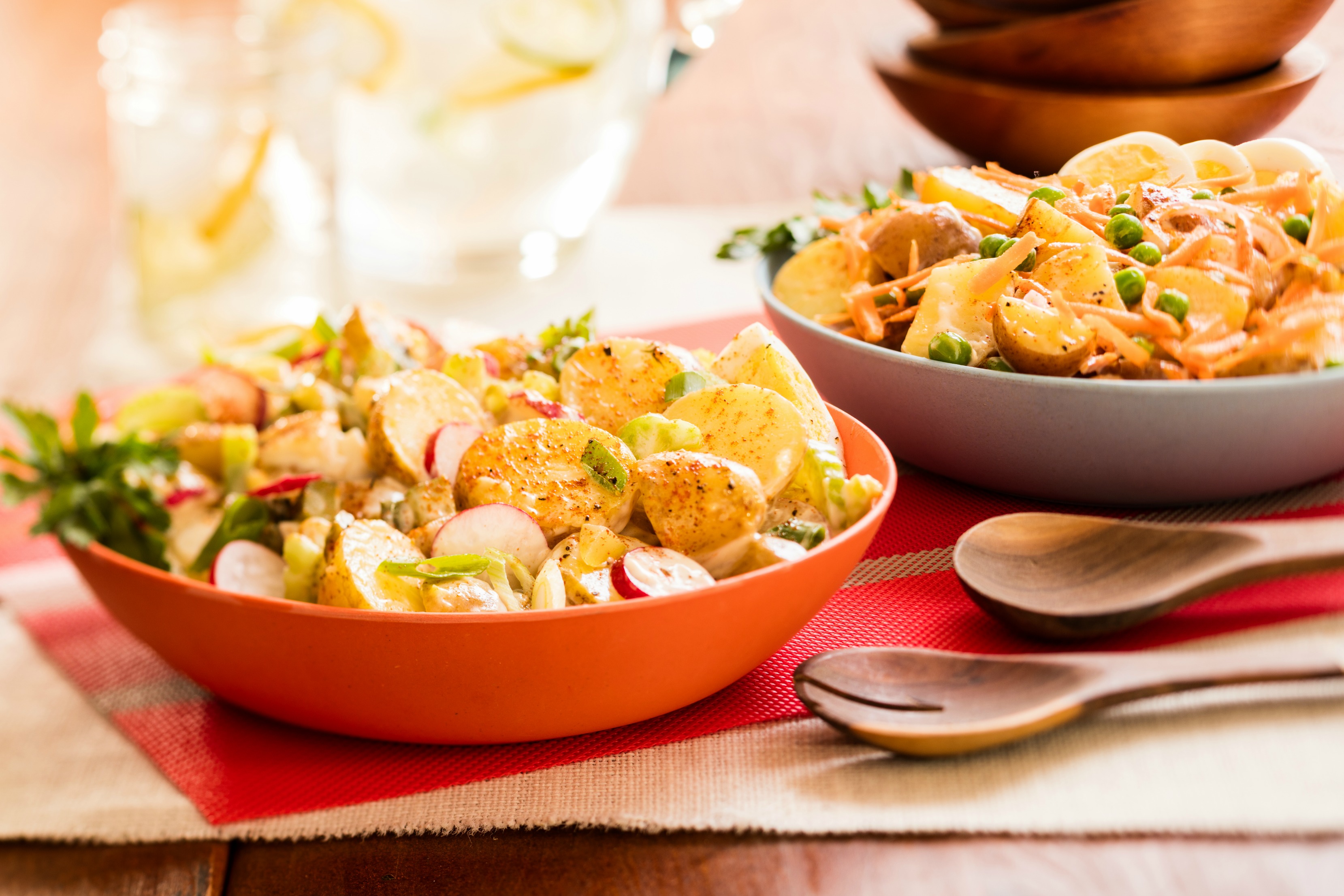 La salade classique de petites pommes de terre