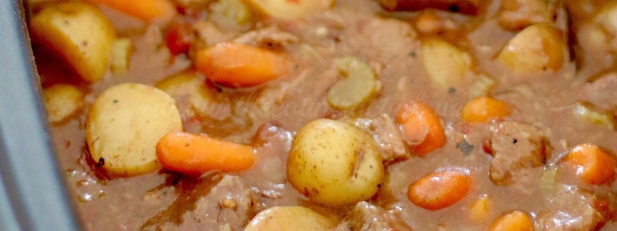 Slow Cooker Chunky Beef and Potato Stew