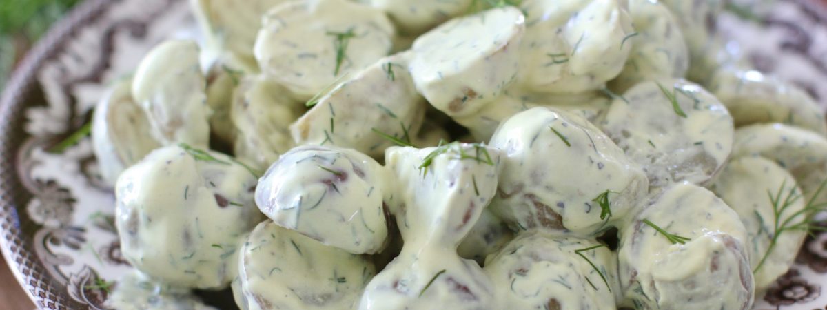 Greek Yogurt Dill Little Potato Salad