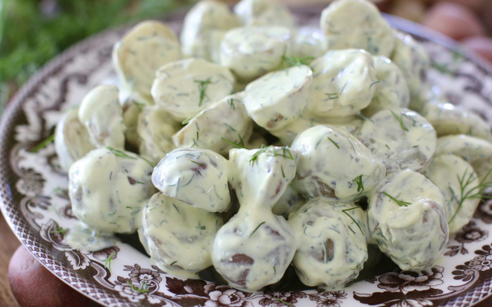 Greek Yogurt Dill Little Potato Salad