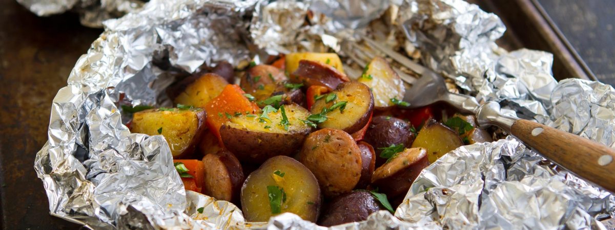 Grilled Sausage Potato Foil Packets