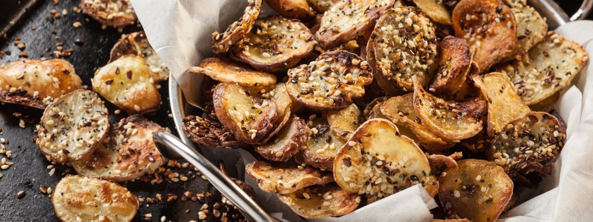 Homemade Potato Chips with Seeds