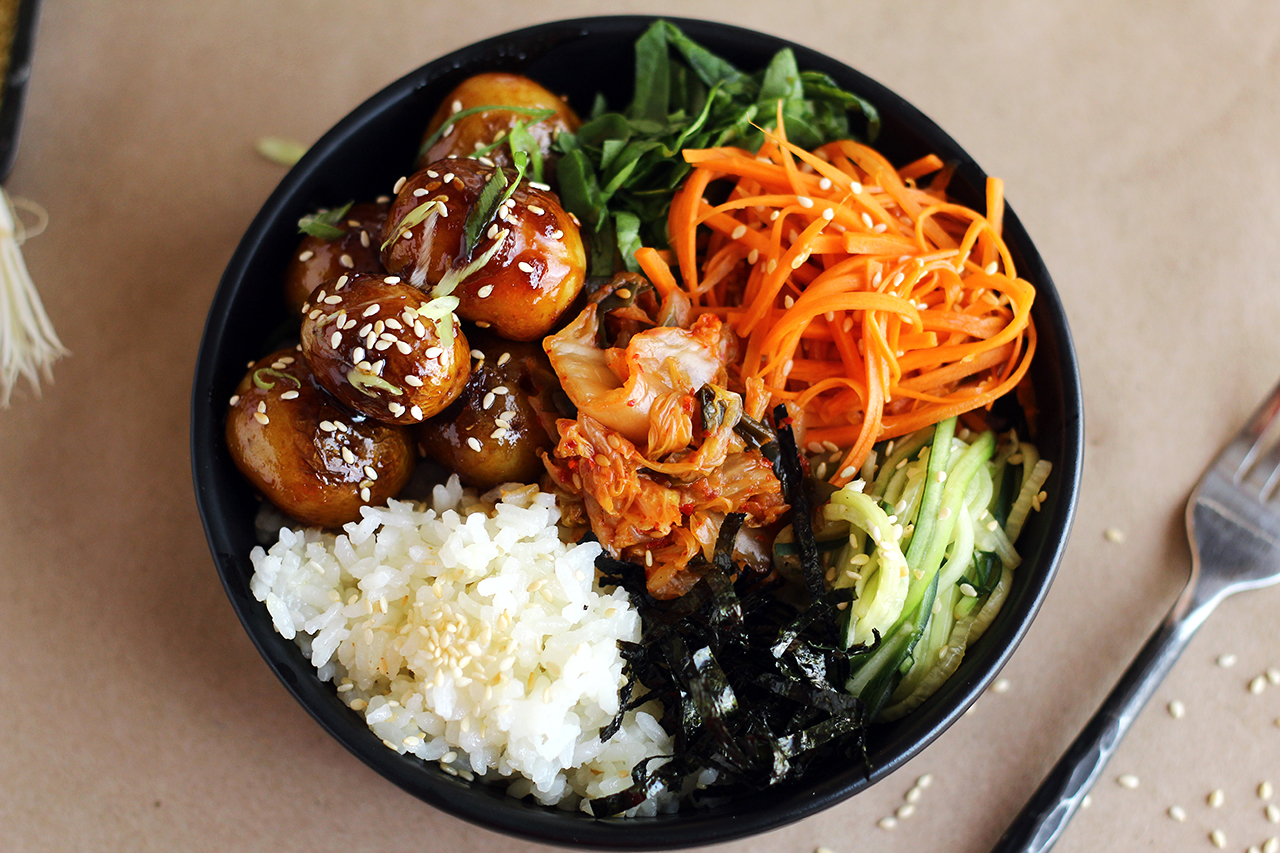 Korean-Inspired Potato Bowl