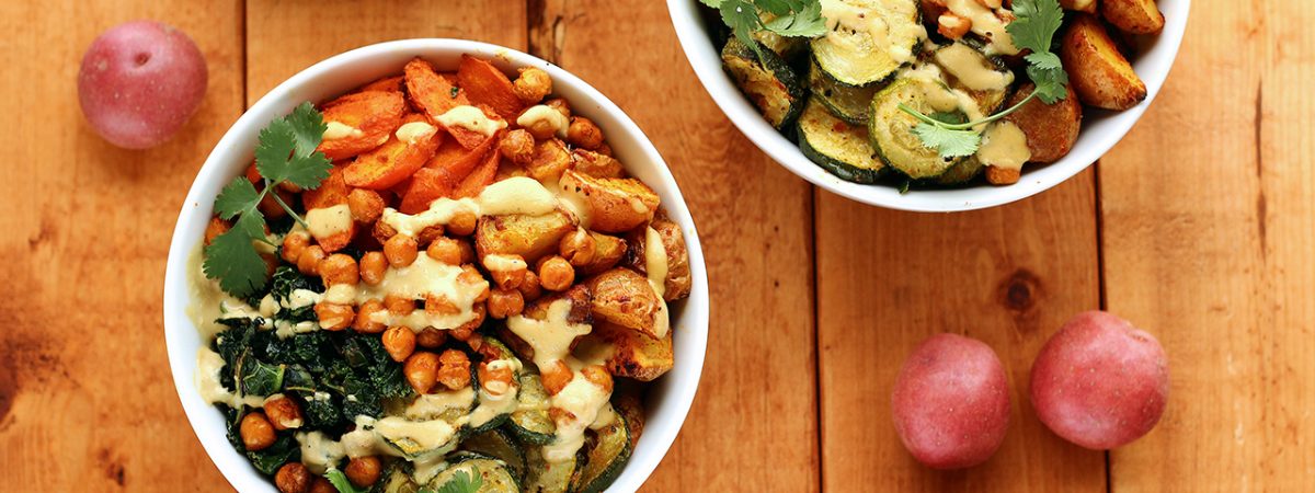 Roasted Potato and Veggie Power Bowl