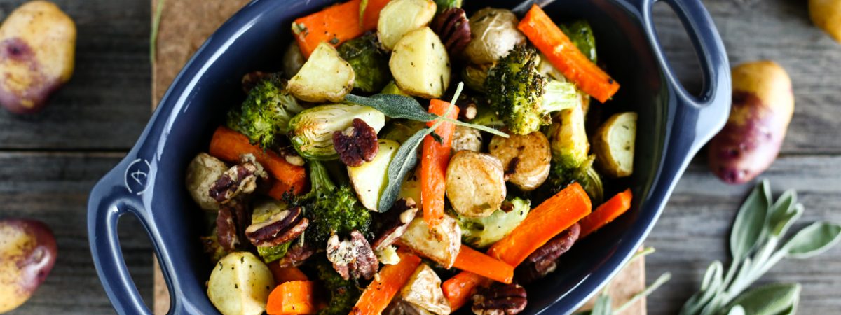 Sage & Garlic Roasted Vegetables with Little Potatoes