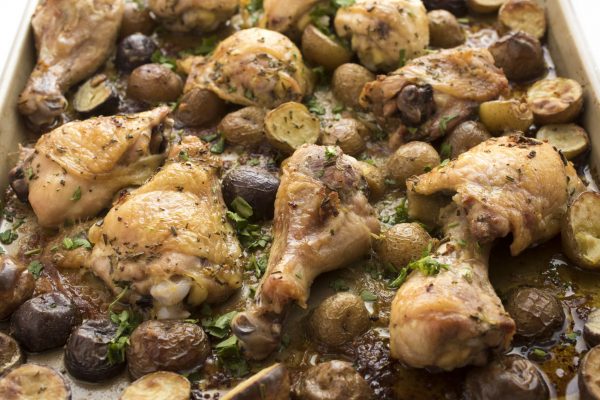 Sheet Pan Lemon Rosemary Chicken