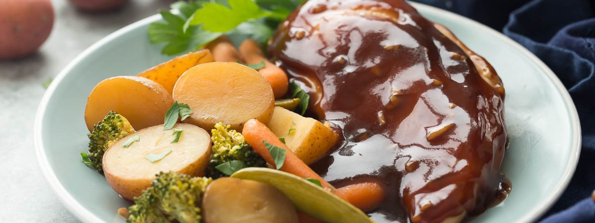 Slow Cooker Honey Garlic Chicken and Vegetables