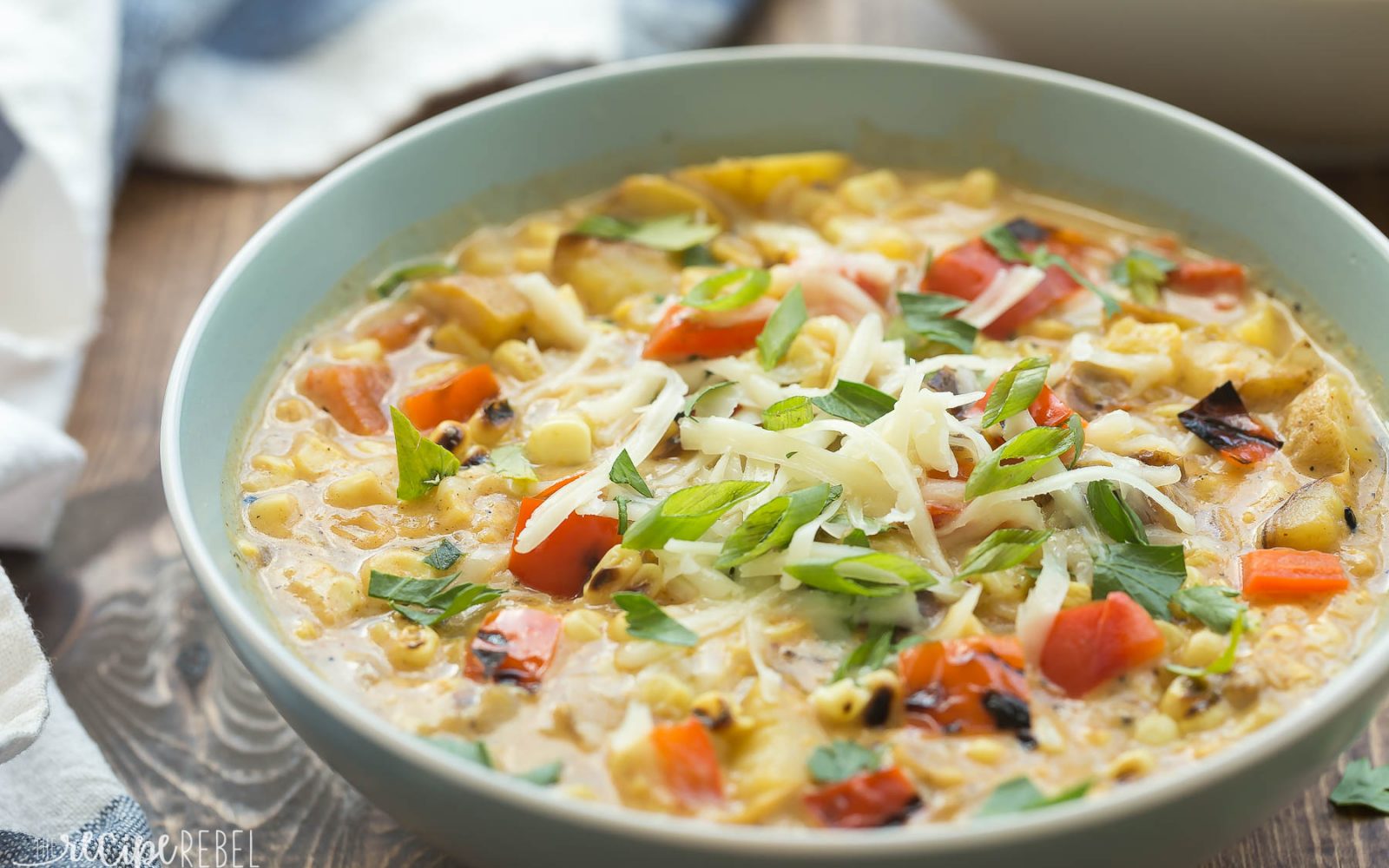 Smoky Southwestern Potato and Corn Chowder