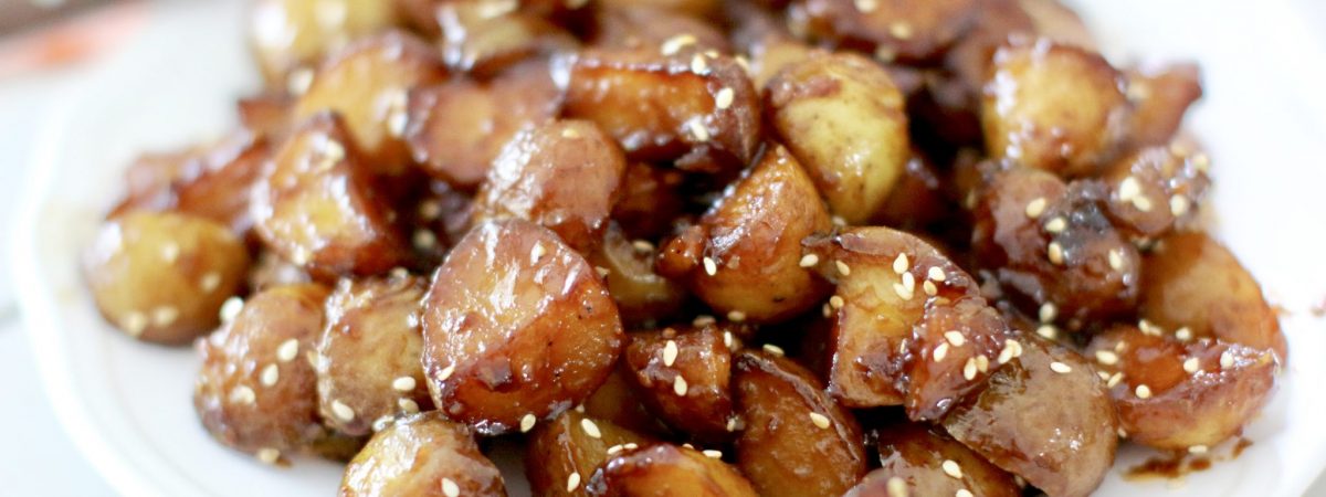 Sticky Potatoes