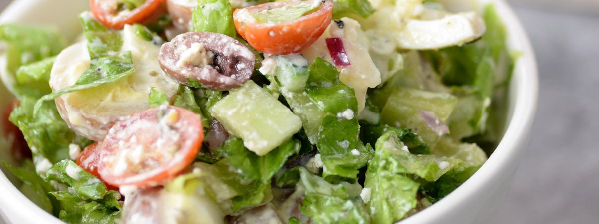 Tarpon Springs Greek Salad with Potato Salad