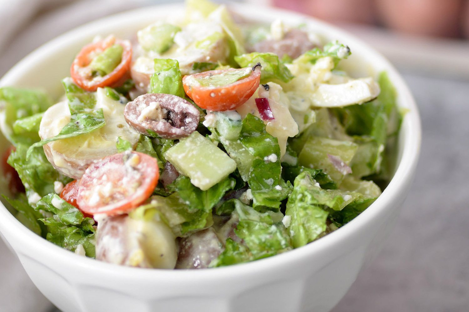 Tarpon Springs Greek Salad with Potato Salad