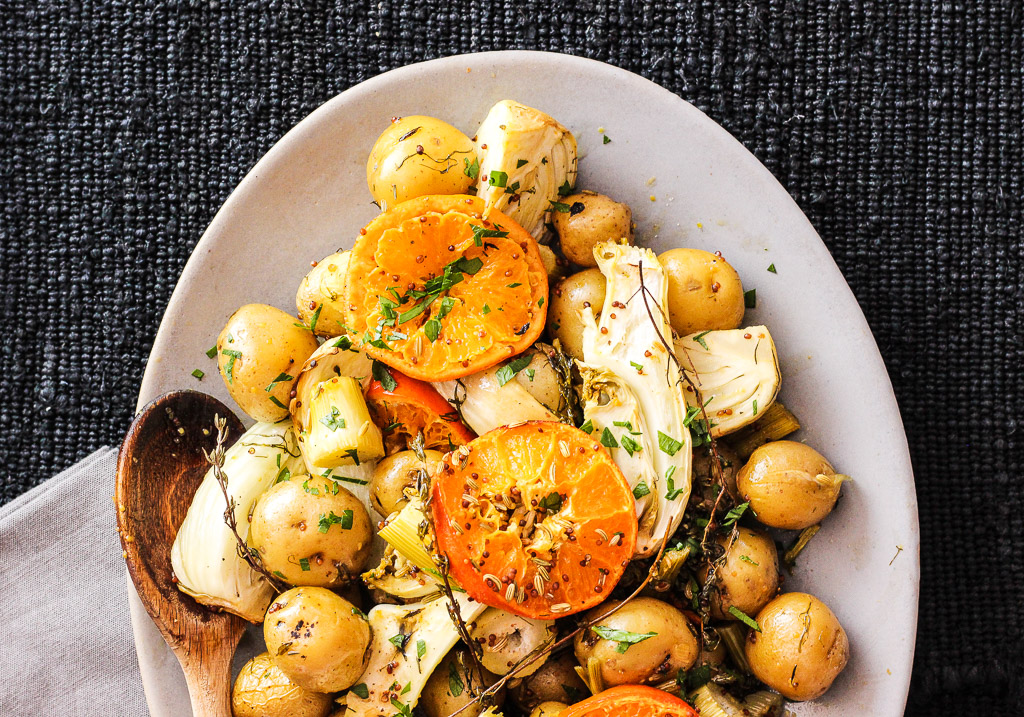 Clementine Fennel Potatoes