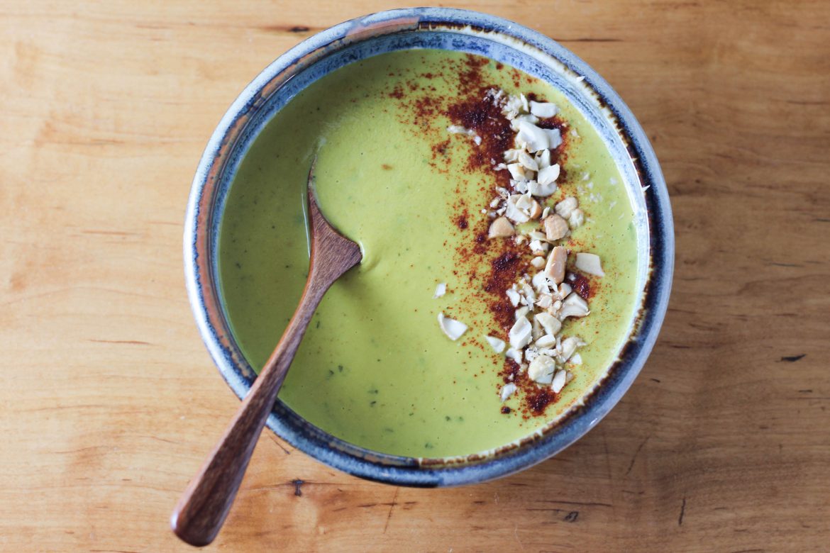 Creamy Cashew Curry Potato Soup