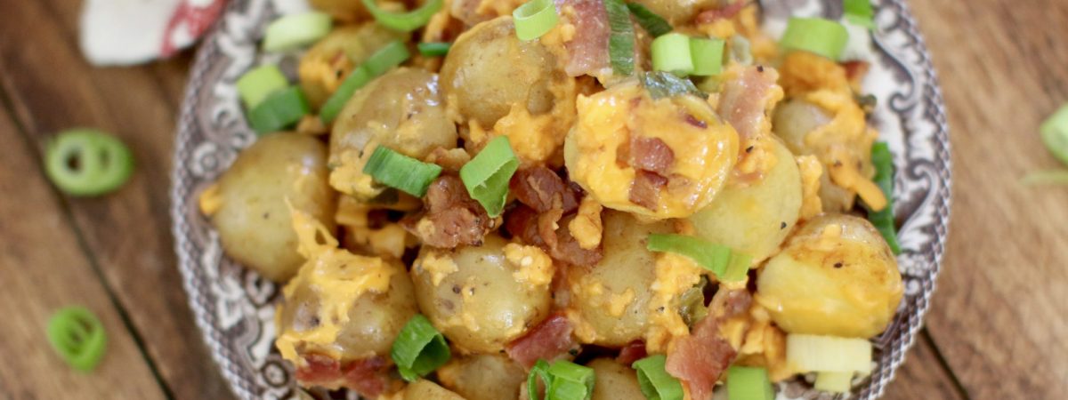 Loaded Crock Pot Little Potatoes