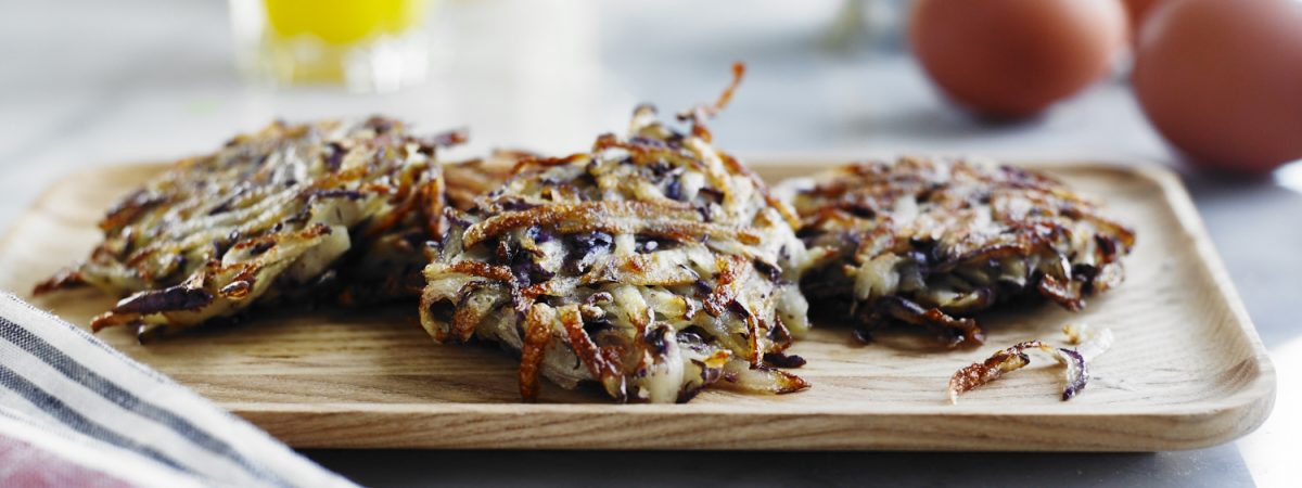 Purple Potato Pancakes