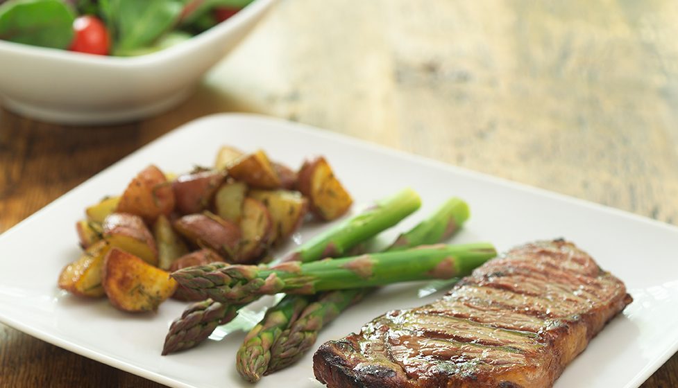 Perfect steak & Creamer potatoes