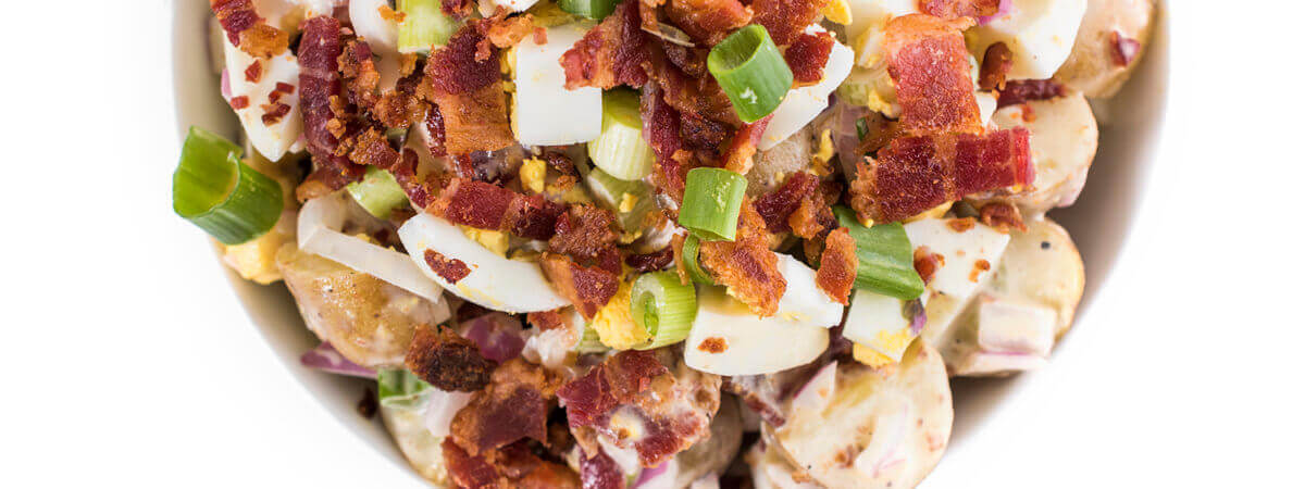 Potato Salad with Bacon and Eggs