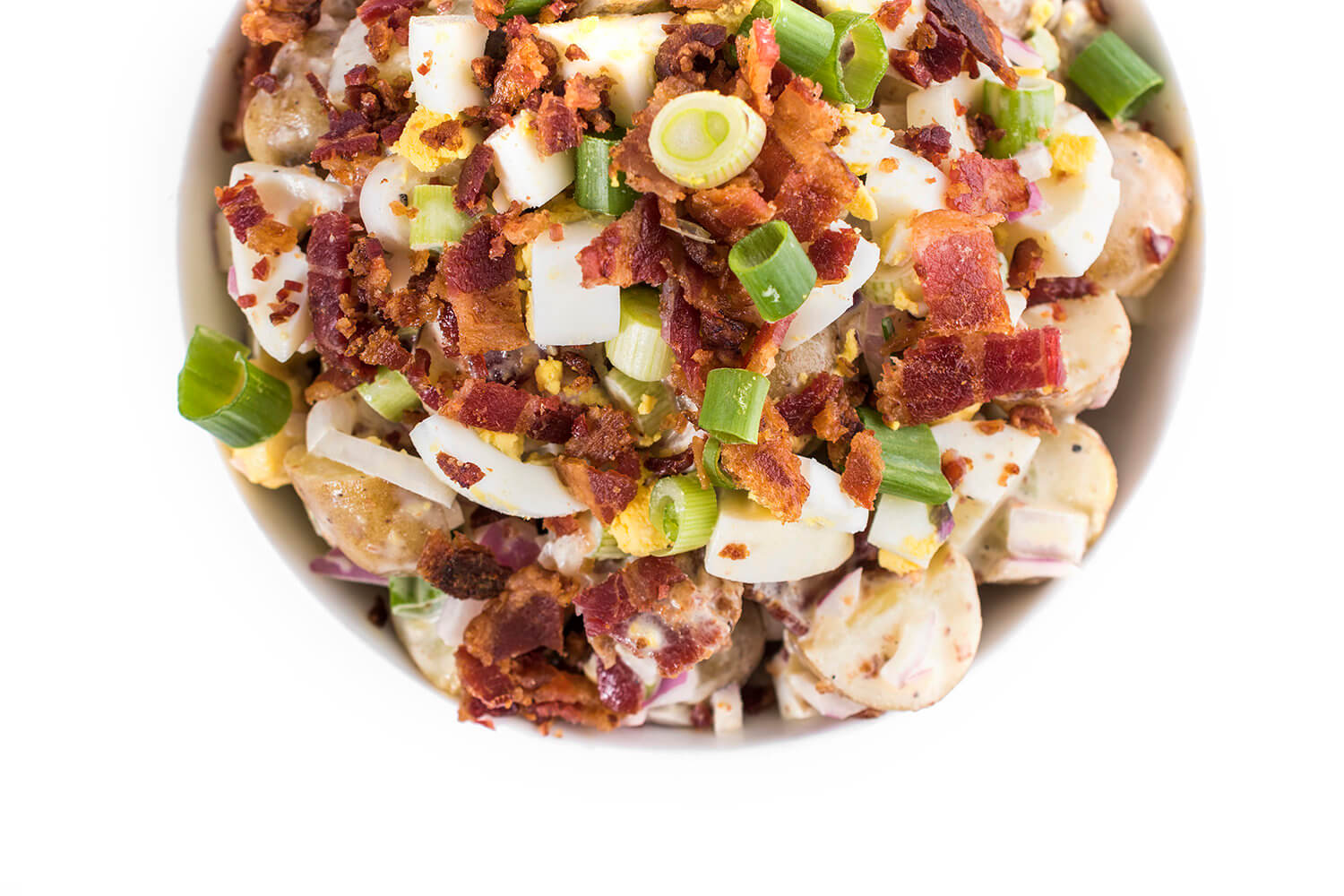 Potato Salad with Bacon and Eggs