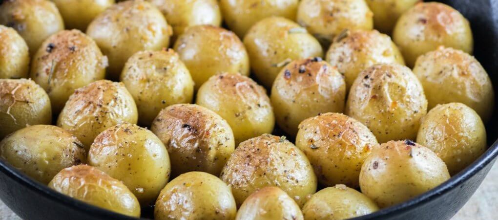 Garlic Rosemary Fondant Potatoes