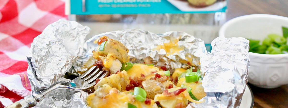 Chicken and Potato Foil Packs