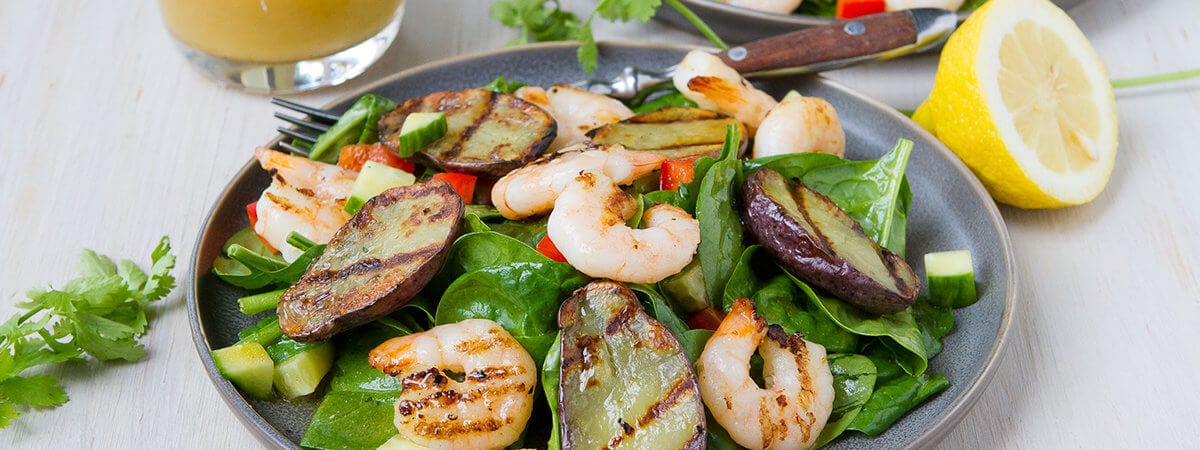 Grilled Moroccan Shrimp Potato Salad