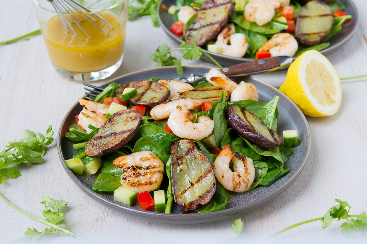 Grilled Moroccan Shrimp Potato Salad