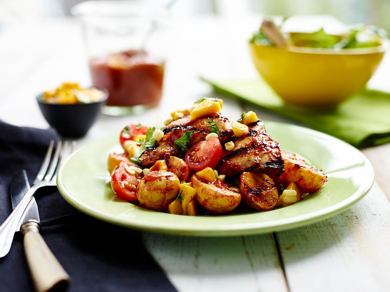 Jamaican-Style Chicken and Creamer Potatoes