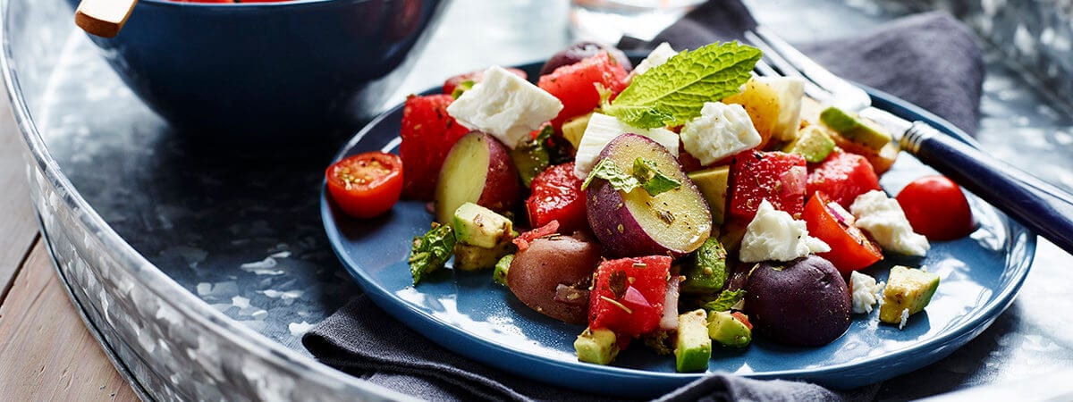 Watermelon and Potato Salad