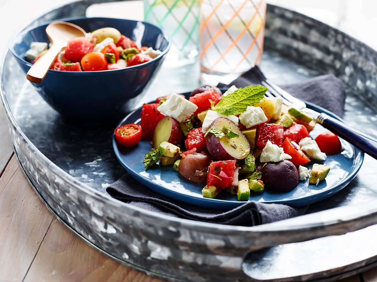 Watermelon and Potato Salad