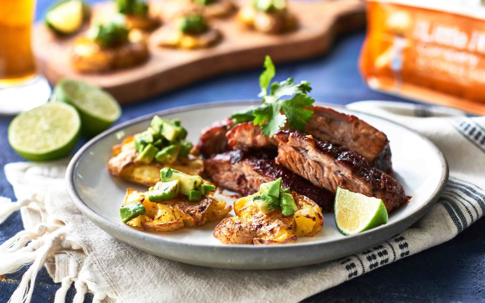 Michael’s Mexican Chili Lime Smashed Potatoes