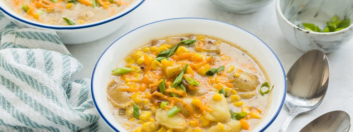 Instant Pot Potato Corn Chowder