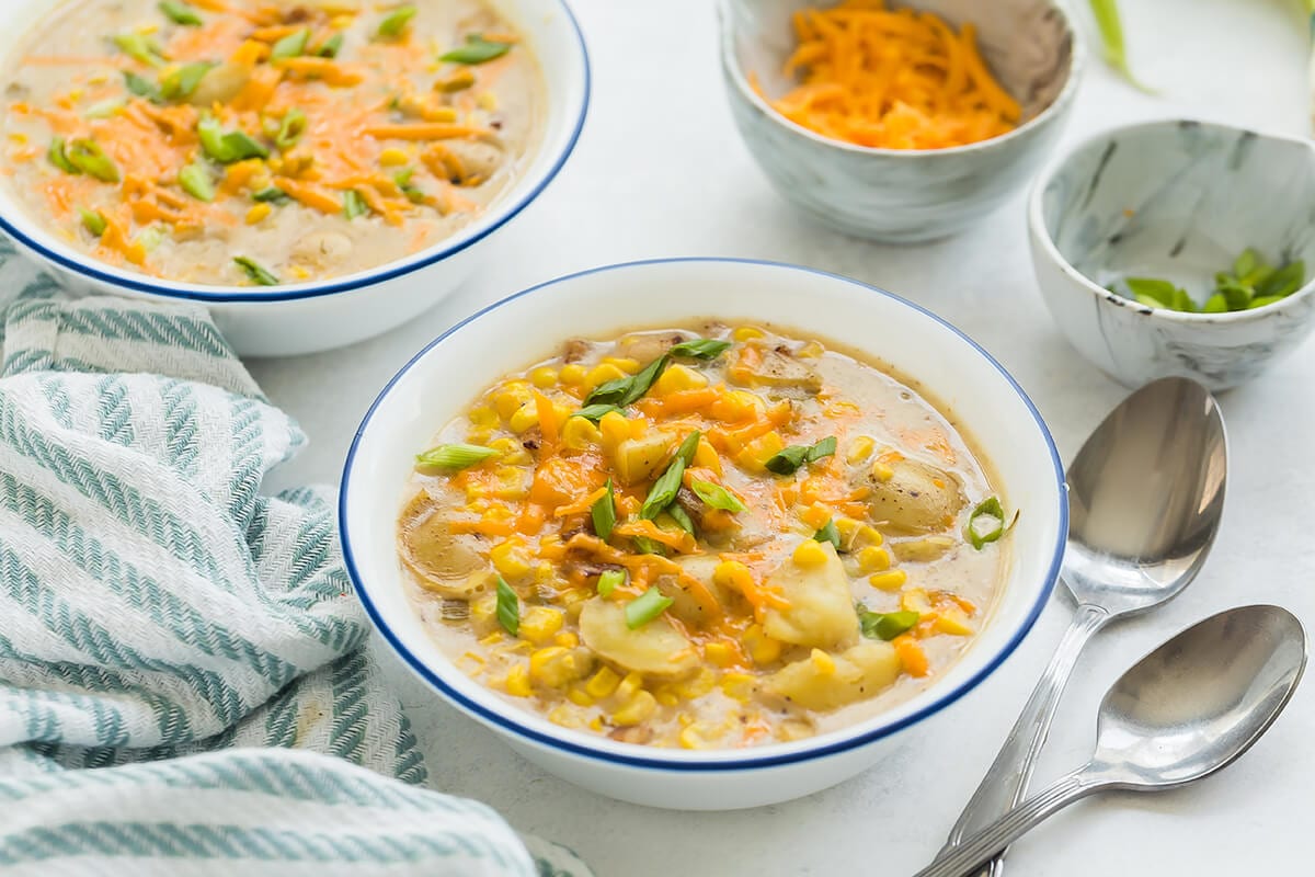 Instant Pot Potato Corn Chowder