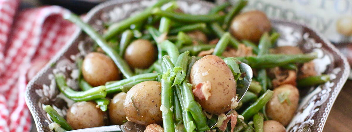 Instant Pot Southern Green Beans with Potatoes and Bacon