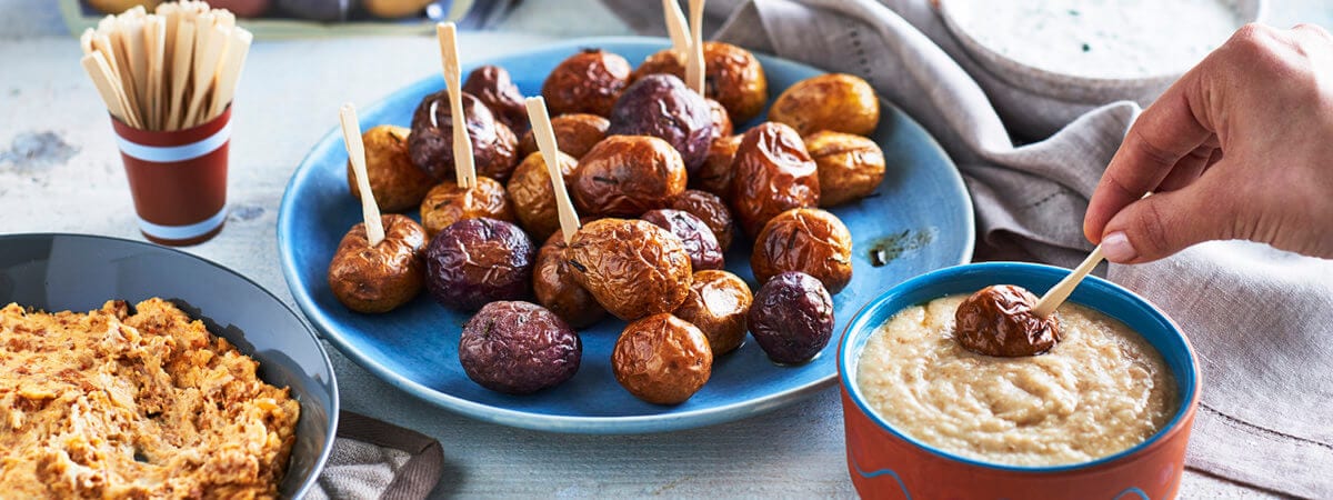 Easy Terrific Trio Dip and Potatoes