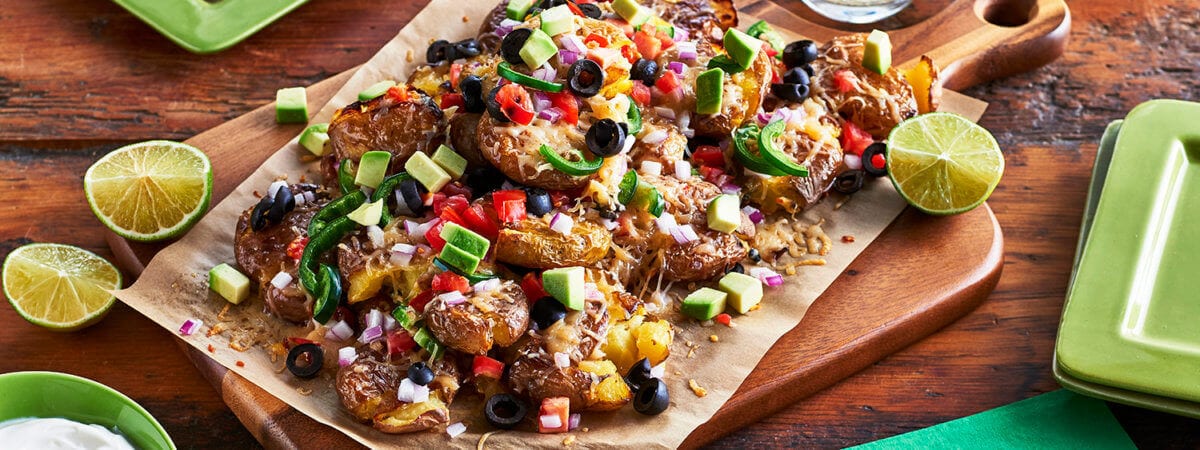 Fully Loaded Nacho Potatoes